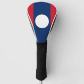 Laos-Flagge Golf Headcover (Vorderseite)