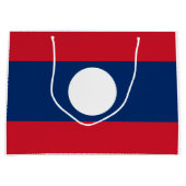 Laos-Flagge Große Geschenktüte (Vorderseite)