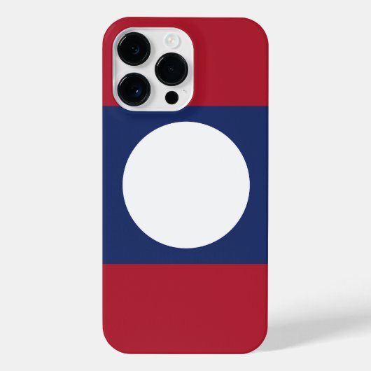 Laos-Flagge iPhone Hülle (Rückseite)