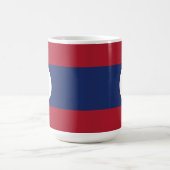 Laos-Flagge Kaffeetasse (Mittel)