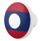Laos-Flagge Keramikknauf (Rechts)