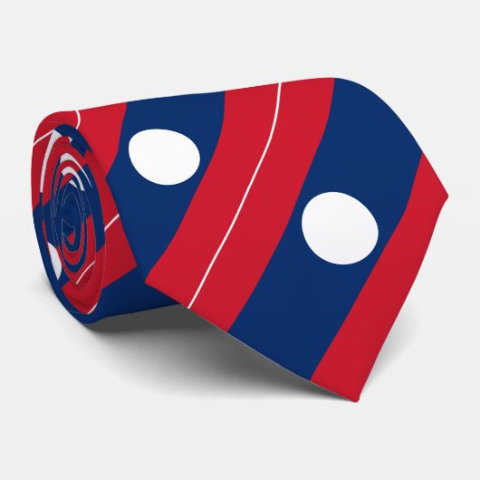 Laos-Flagge Krawatte (Gerollt)