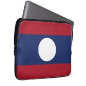 Laos-Flagge Laptopschutzhülle (Vorne Rechts)