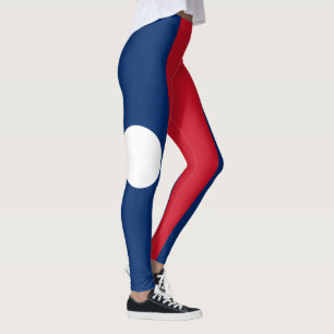 Laos-Flagge Leggings