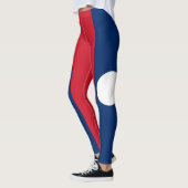 Laos-Flagge Leggings (Links)