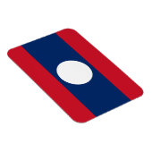 Laos-Flagge Magnet (Rechte Seite)