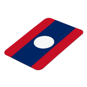 Laos - Flagge - Magnet