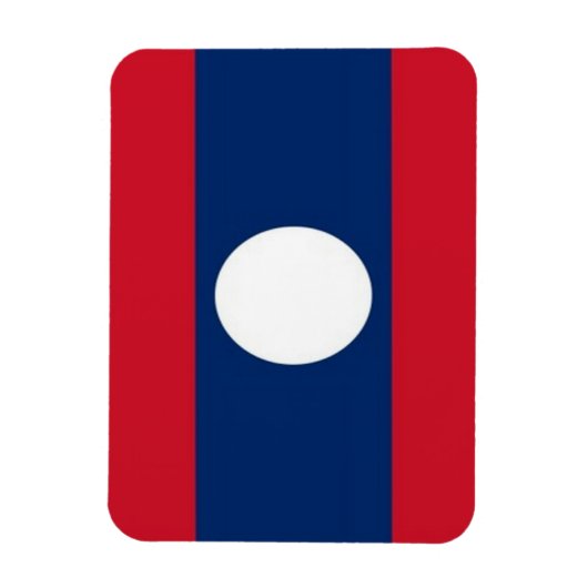 Laos - Flagge - Magnet (Vertikal)