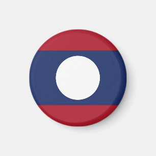Laos-Flagge Magnet