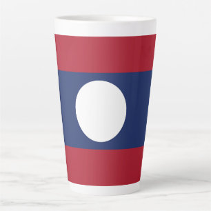 Laos-Flagge Milchtasse