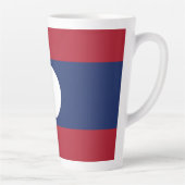 Laos-Flagge Milchtasse (Rechts)