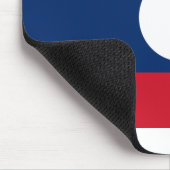Laos-Flagge Mousepad (Ecke)