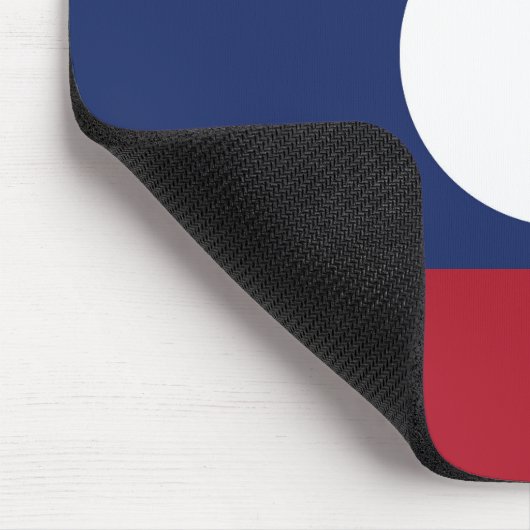 Laos-Flagge Mousepad (Ecke)