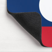 Laos-Flagge Mousepad (Ecke)