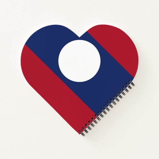 Laos-Flagge Notizblock (Rückseite)