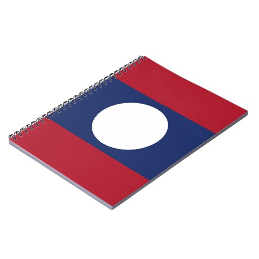 Laos-Flagge Notizblock (Linke Seite)
