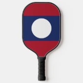 Laos-Flagge Pickleball Schläger (Vorderseite)