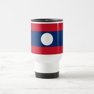 Laos-Flagge Reisebecher