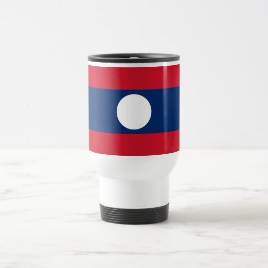 Laos-Flagge Reisebecher (Mittel)