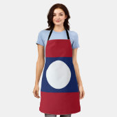 Laos-Flagge Schürze (Getragen)