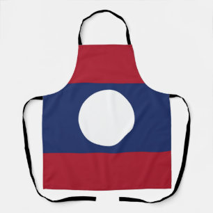 Laos-Flagge Schürze