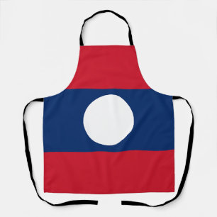 Laos-Flagge Schürze