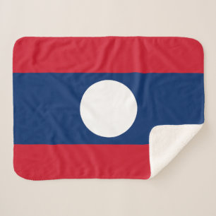 Laos-Flagge Sherpadecke