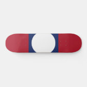 Laos-Flagge Skateboard (Horizontal)