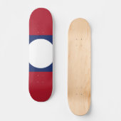 Laos-Flagge Skateboard (Vorderseite)