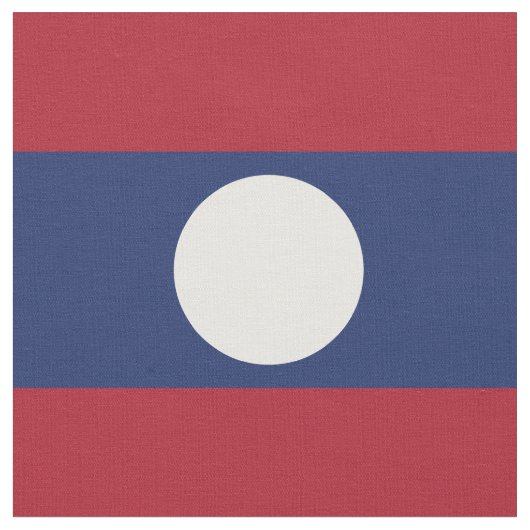 Laos-Flagge Stoff (Nahaufnahme)