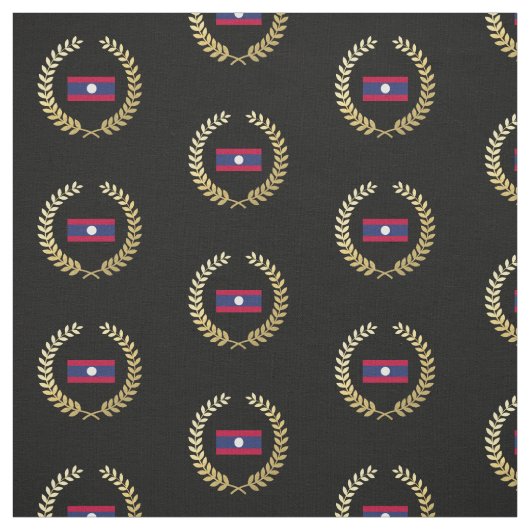 Laos-Flagge Stoff (Muster)
