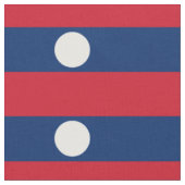 Laos-Flagge Stoff (Nahaufnahme)