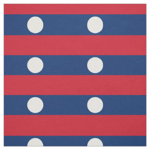 Laos-Flagge Stoff