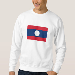 Laos-Flagge Sweatshirt
