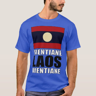 Laos-Flagge T-Shirt