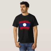 Laos-Flagge T-Shirt (Vorne ganz)
