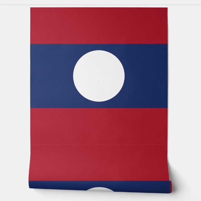 Laos-Flagge Tapete (Abrollen)