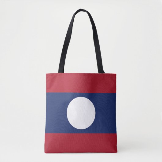 Laos-Flagge Tasche (Vorderseite)