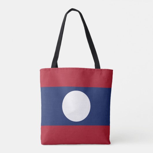 Laos-Flagge Tasche (Rückseite)