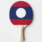 Laos-Flagge Tischtennis Schläger (Vorderseite)