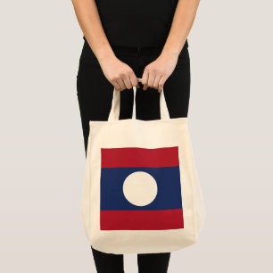 Laos-Flagge Tragetasche