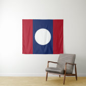Laos-Flagge Wandteppich (Beispiel (Horizontal))