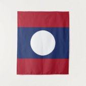 Laos-Flagge Wandteppich (Vorderseite)