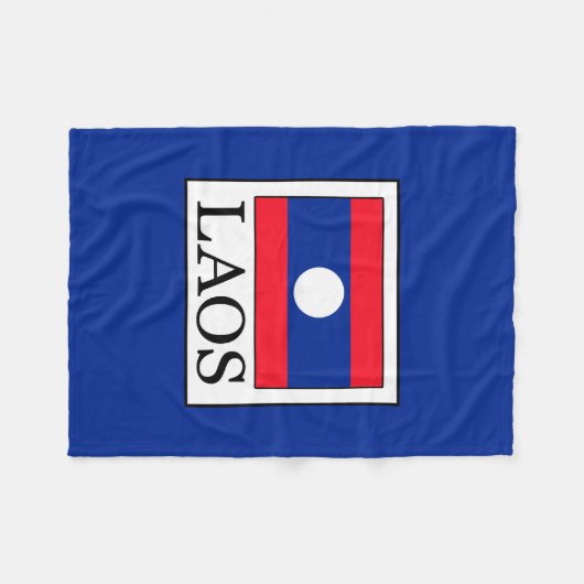 Laos Fleecedecke (Vorderseite (Horizontal))
