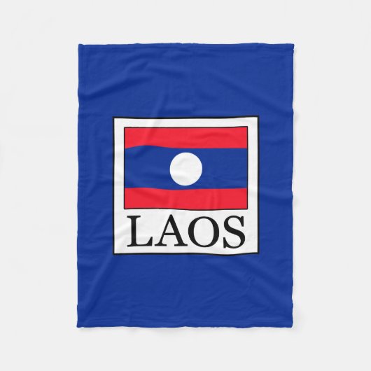 Laos Fleecedecke (Vorderseite)