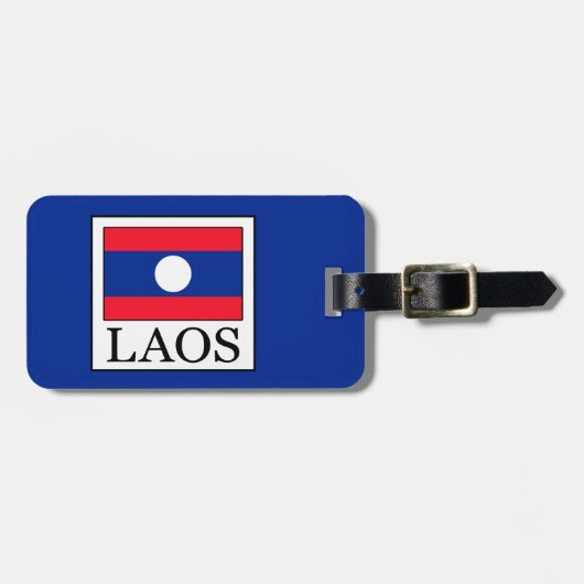 Laos Gepäckanhänger (Vorderseite horizontal)