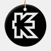 Laos Kip Lao / Laotian Money Sign Keramikornament (Hinten)