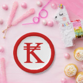 Laos Kip Lao / Laotian Money Sign Pappteller (Party)