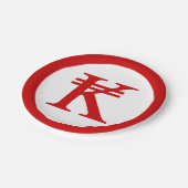 Laos Kip Lao / Laotian Money Sign Pappteller (Schrägansicht)