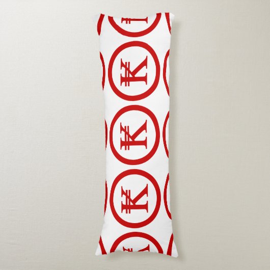 Laos Kip Lao / Laotian Money Sign Seitenschläferkissen (Vorderseite Vertikal)